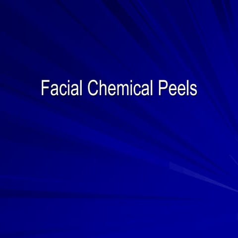 History facial chemical-peels