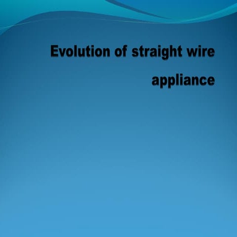 History fixed appliances