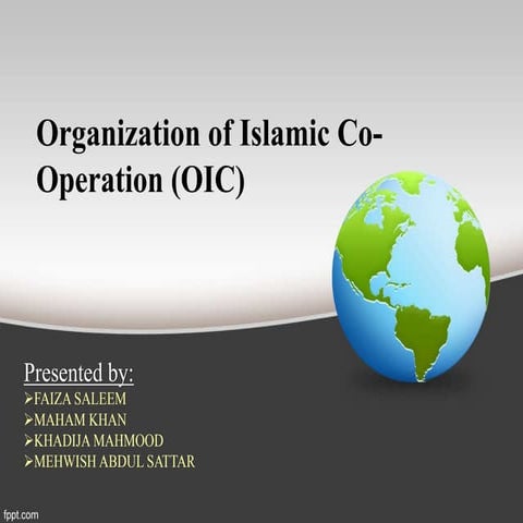 History, function, achievements and failure in resolving issues of muslim wor...