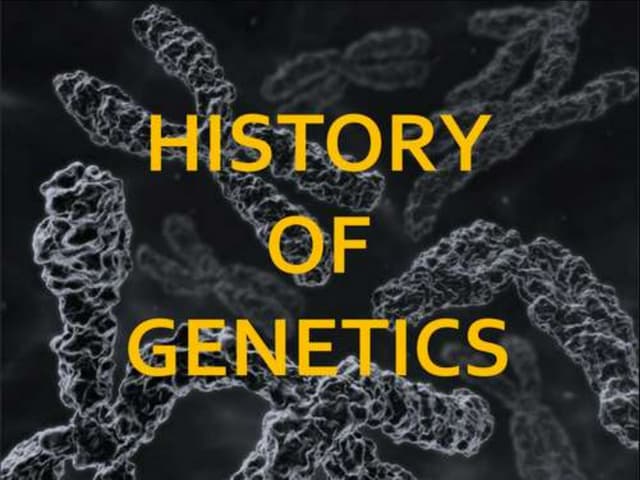 History genetics