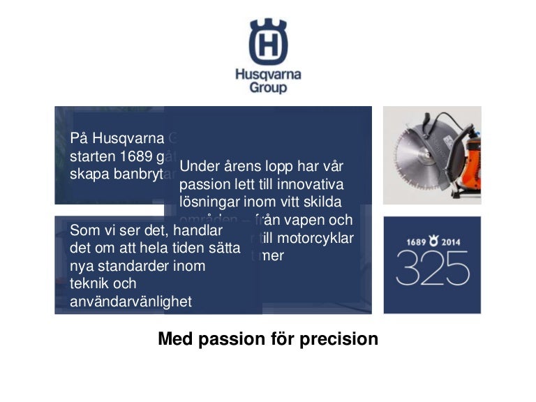 Husqvarna Groups historia