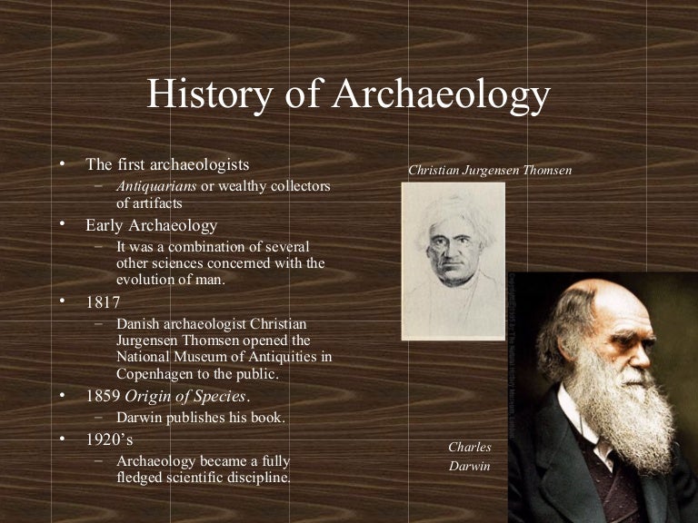 History of archaeology
