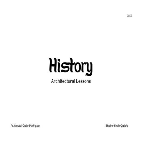 HistoryOfArchitecturePART01 Redokanskdbis