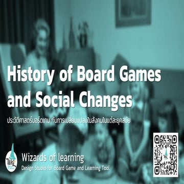 History of board games as social changes