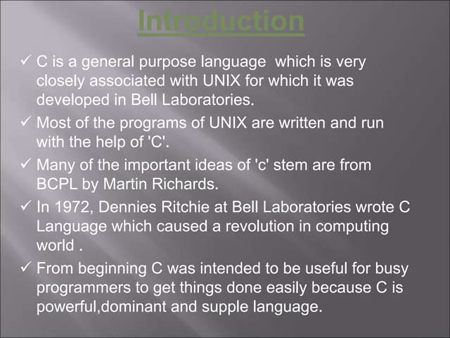 history of c.ppt