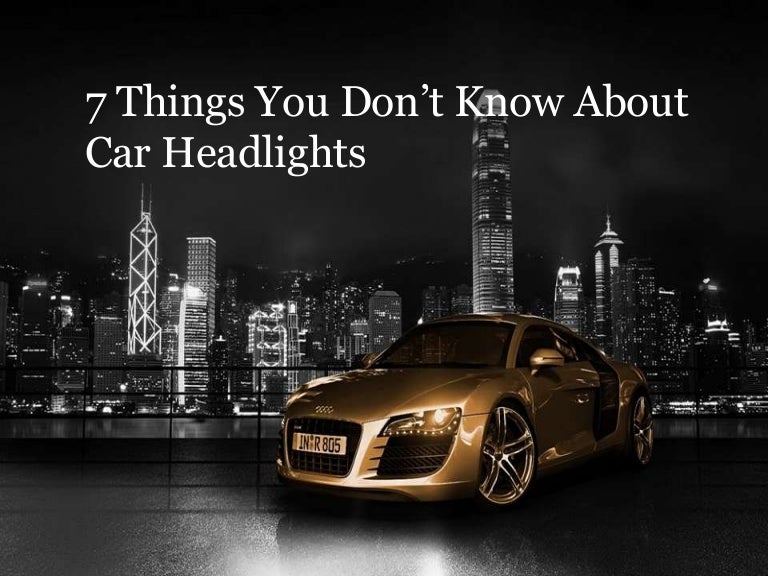 Amazing History of Car Headlights