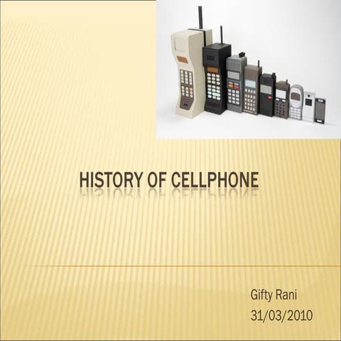 History Of Cell Phone