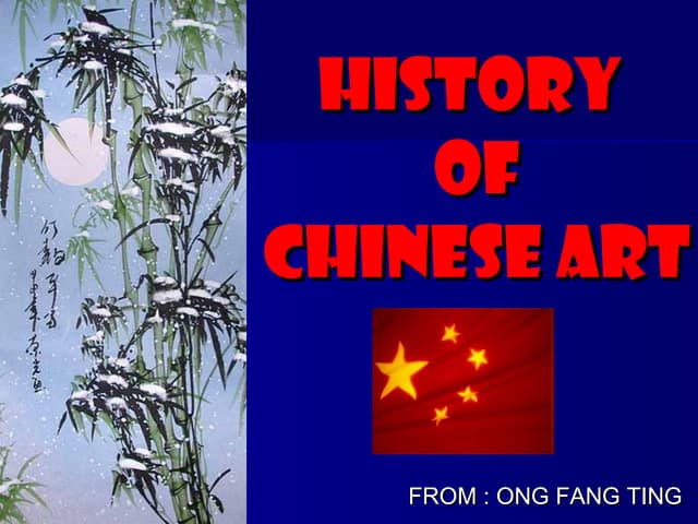 History of chinese art