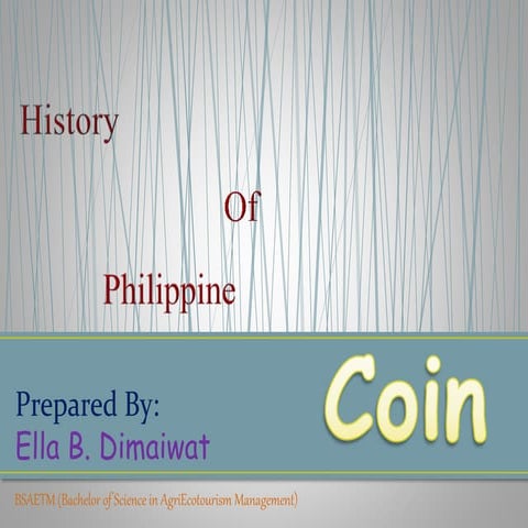 History of Philippine Coin