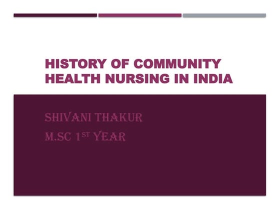 Evolution of health services in india | PDF | Infectious Diseases ...