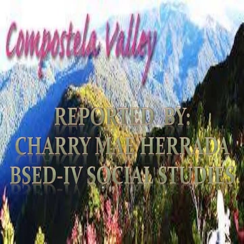 History of compostela valley
