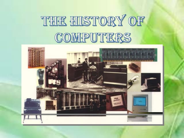 History of computer