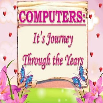 History of Computer by Mary Krystle Dawn D. Sulleza