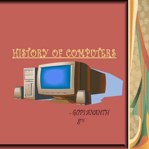 History of computers