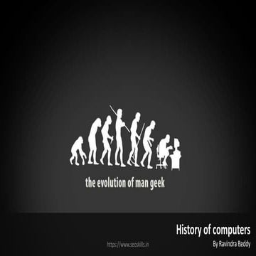 History of computers