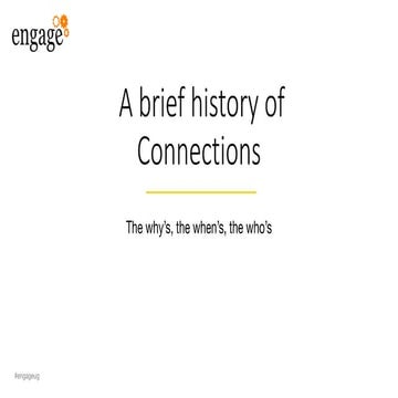 History of Connections 