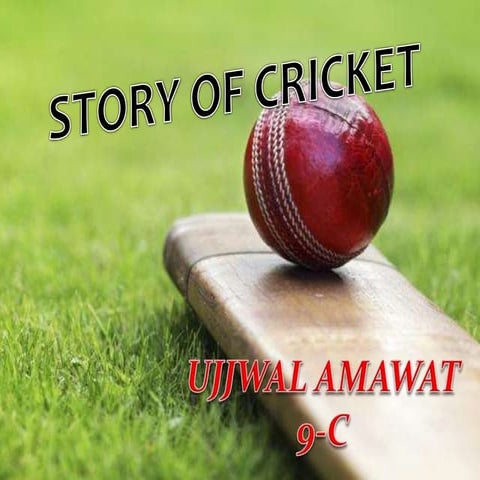 History of cricket