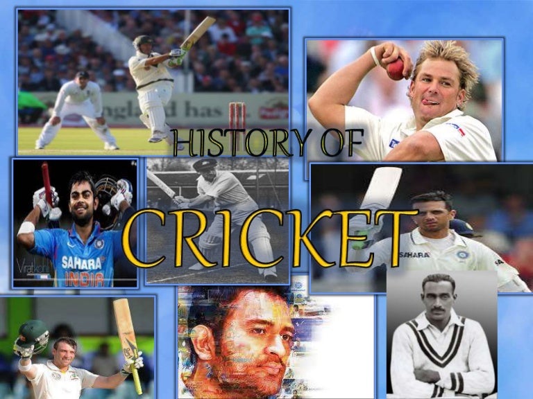 powerpoint presentation on cricket history