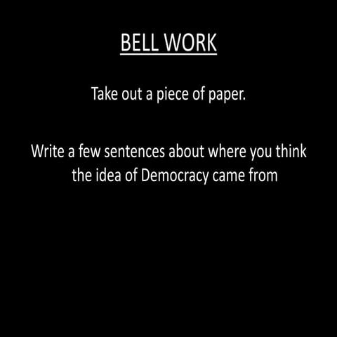 History of democratic ideals