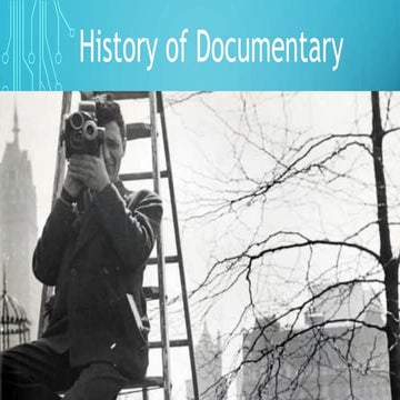 History of documentaries