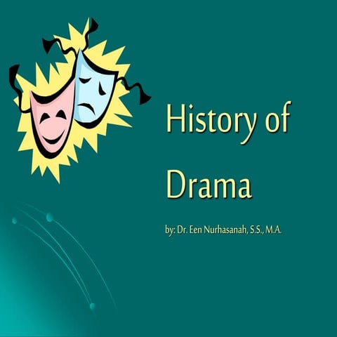 History of drama