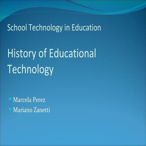 History of educational technology (1) informatica