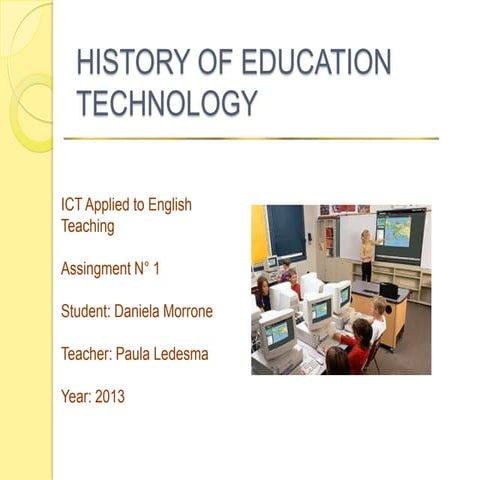 History of education technology daniela morrone
