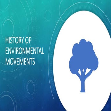 History of environmental movements 