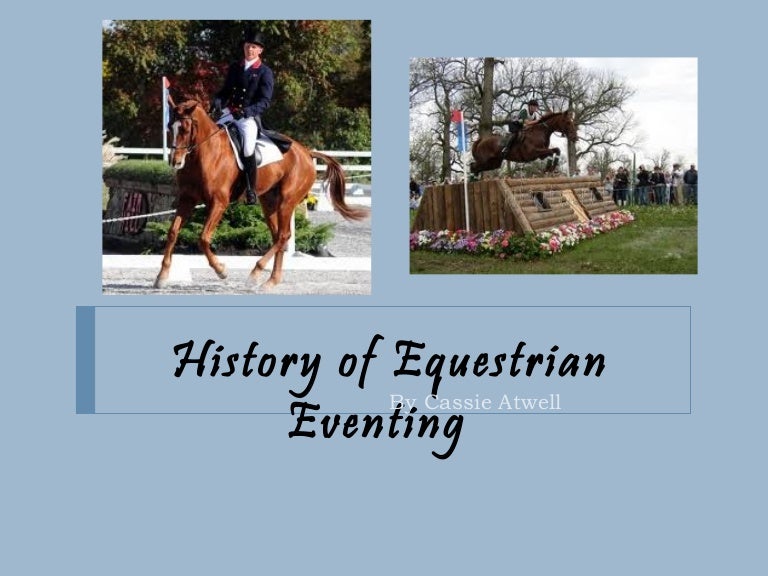 History of equestrian eventing