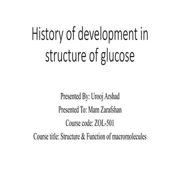history of evolution of glucose.pptx