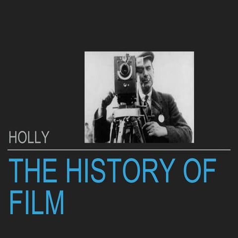 History of film