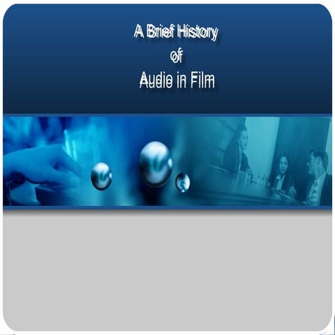 History Of Film Sound Excerpt Original