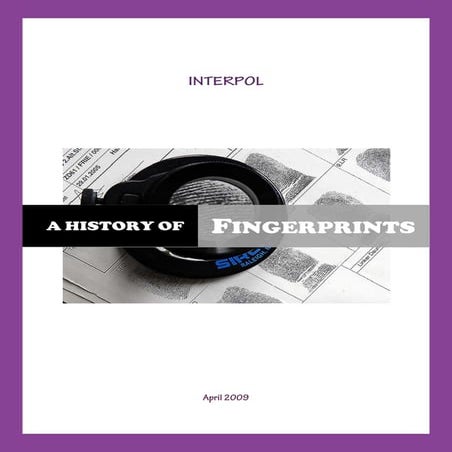 History of Fingerprints