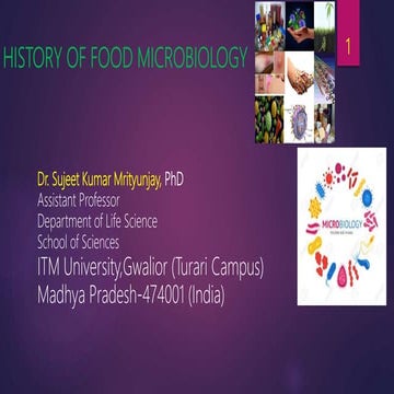 History of food microbiology