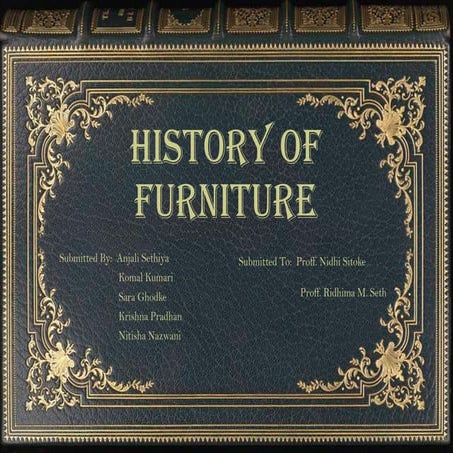History of Furniture 