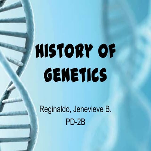 ~History of genetics:>