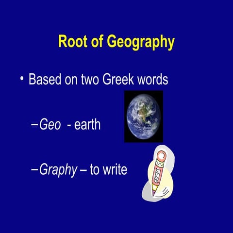 HISTORY OF GEOGRAPHY-The rise and the beggining of history