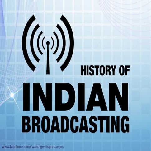 History of indian broadcasting