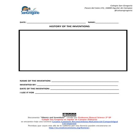 History of inventions