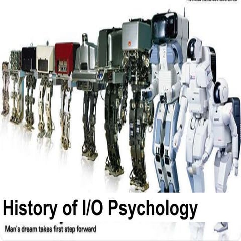 History of i/o psyhology