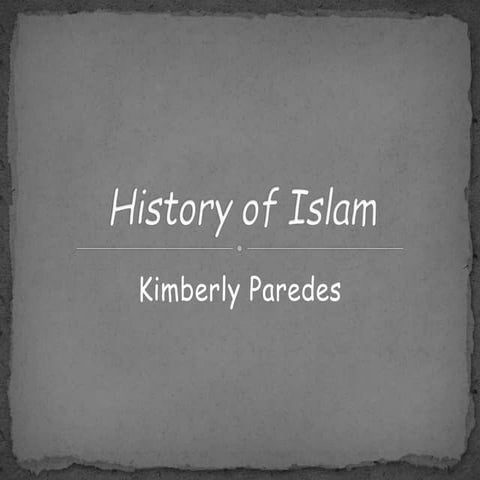 History of islam
