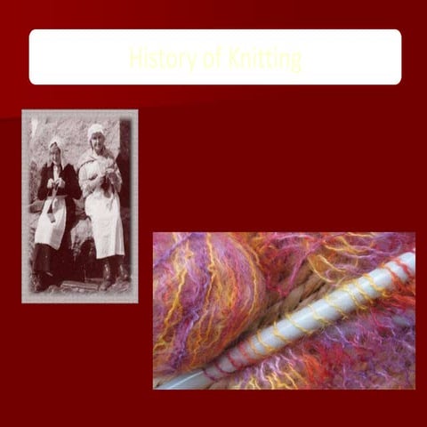 History of knitting