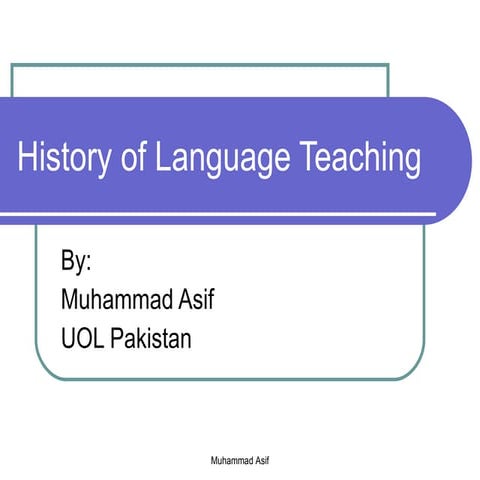 History of language_teaching