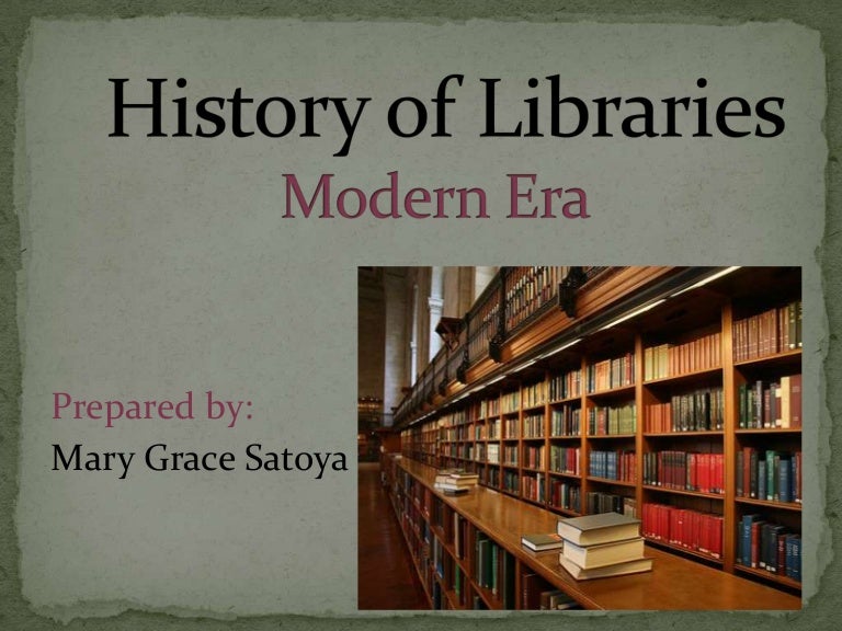 History of libraries (3)