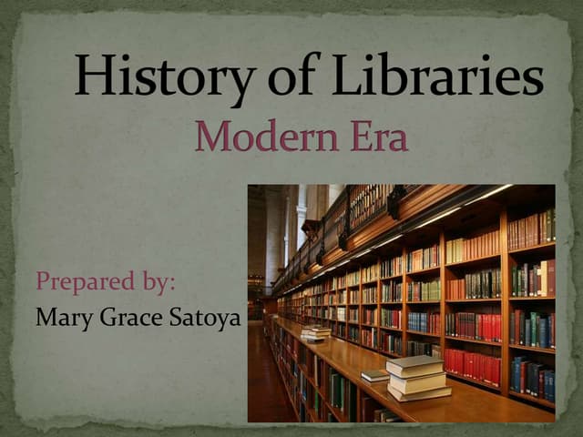 History of libraries (3)