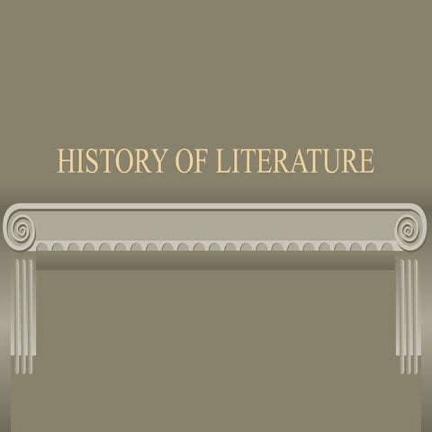 History of literature