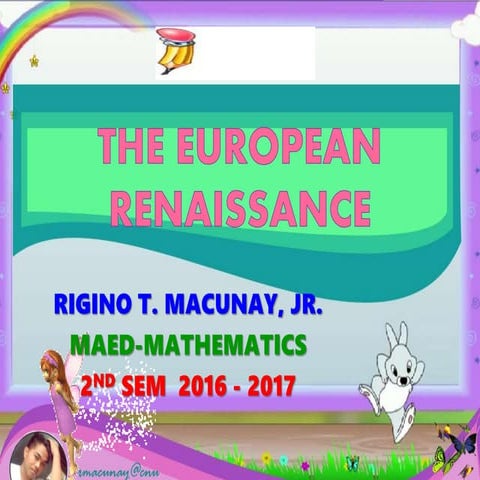 The European Renaissance_History Of Mathematics(Rigino)