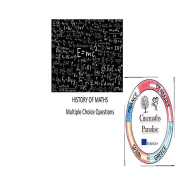 History of maths Questions_1 | PPTX