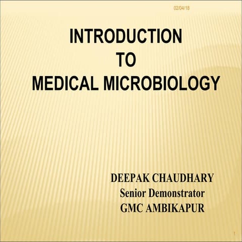 History of microbiology