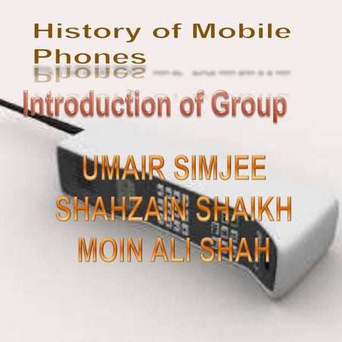 History of mobile
